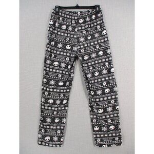 The Nightmare Before Christmas Black & White Snowflake Pajama Pants Size L‎